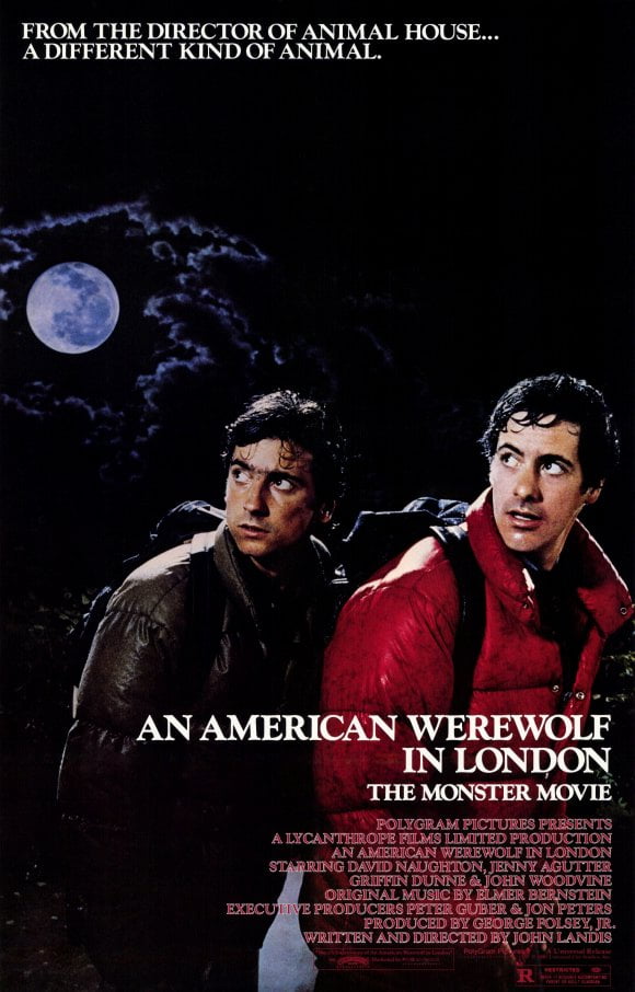 Movie poster for An American Werewolf In London (1981)