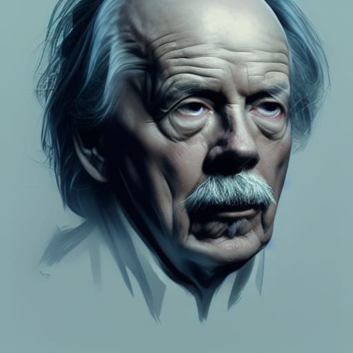 AI-generated portrait of filmmaker John Carpenter