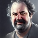 AI-generated portrait of filmmaker Peter Jackson