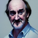 AI-generated portrait of American film director, screenwriter, producer, actor and editor Wes Craven