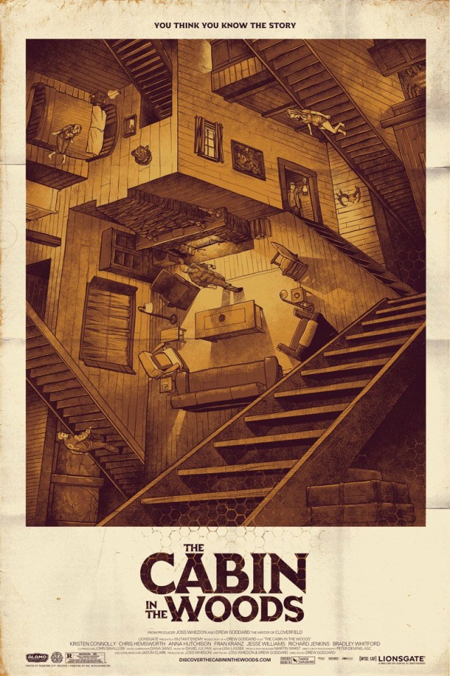 Movie poster for The Cabin in the Woods (2011)