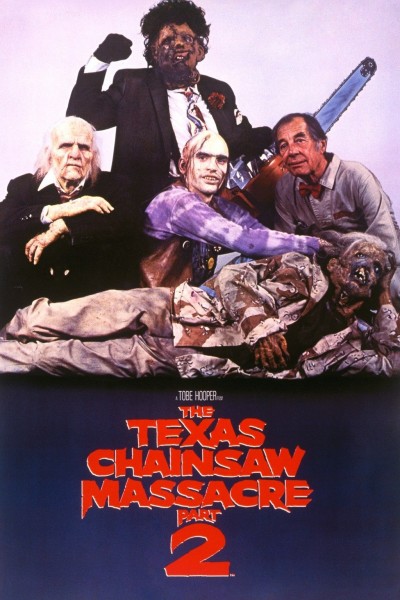 Movie poster for The Texas Chainsaw Massacre 2 (1986)