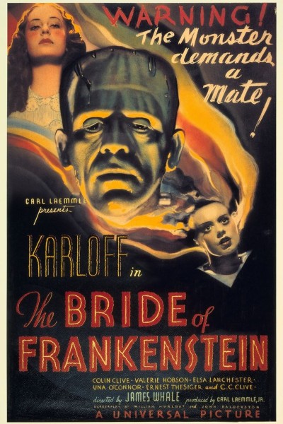Movie poster for The Bride of Frankenstein (1935)